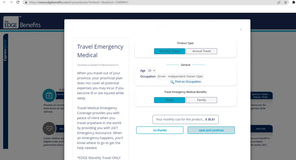 edge benefits emergency medical plan